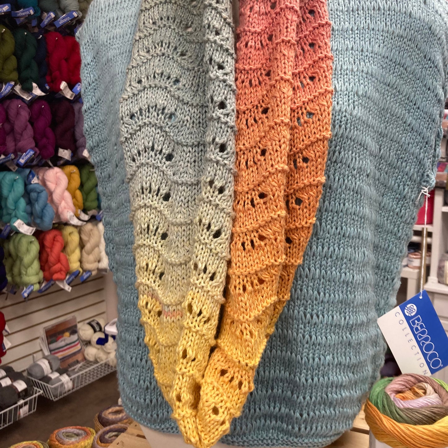 Learn to Knit a Lace Cowl! A Workshop with Carol Gee
