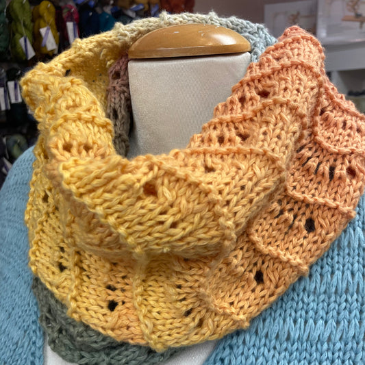 Learn to Knit a Lace Cowl! A Workshop with Carol Gee