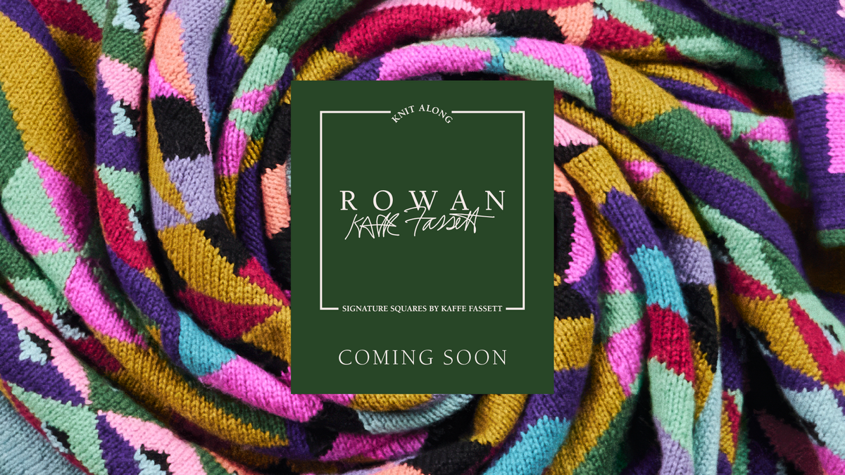 PRE-ORDER Rowan Alpaca Soft DK Kit Kaffe Fassett Blanket Knit-A-Long