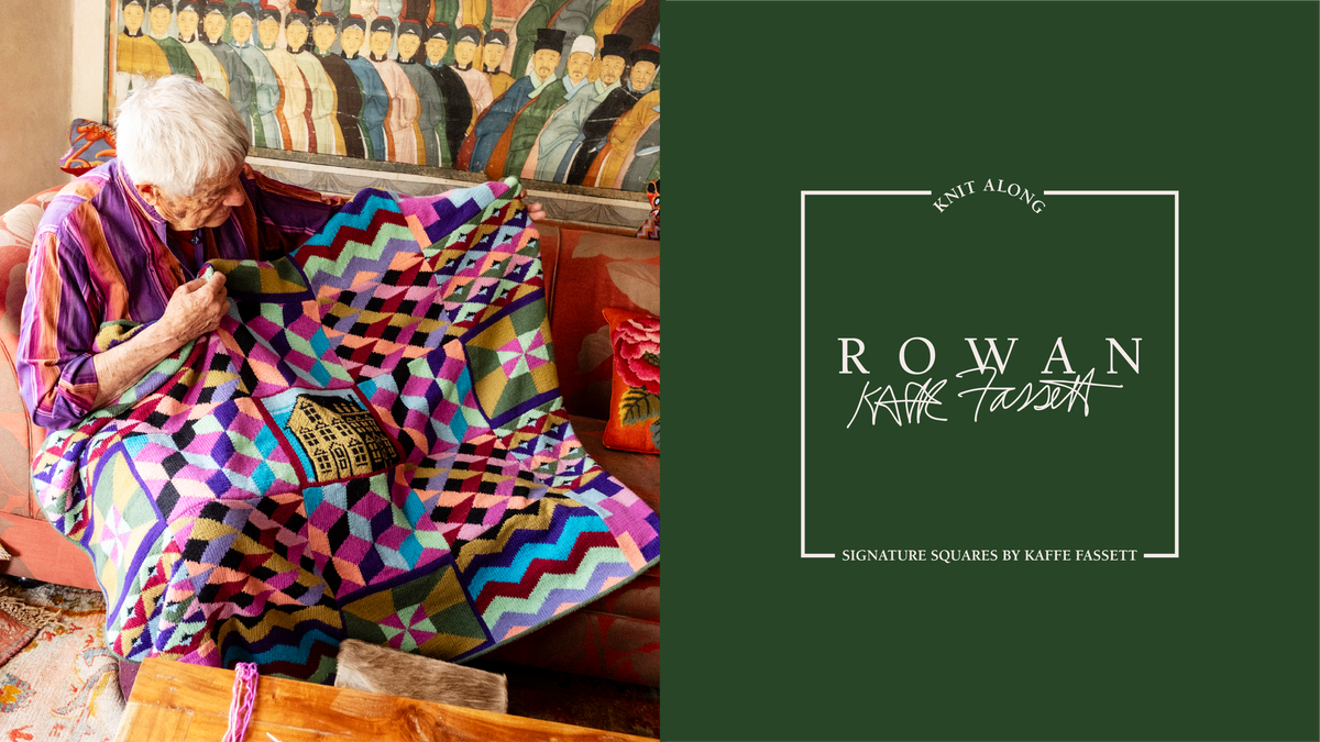 Rowan Alpaca Soft DK Kit Kaffe Fassett Blanket Knit-A-Long