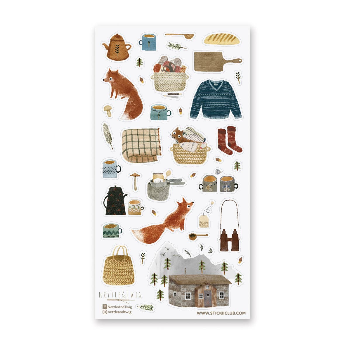 Cozy Living Sticker Sheet
