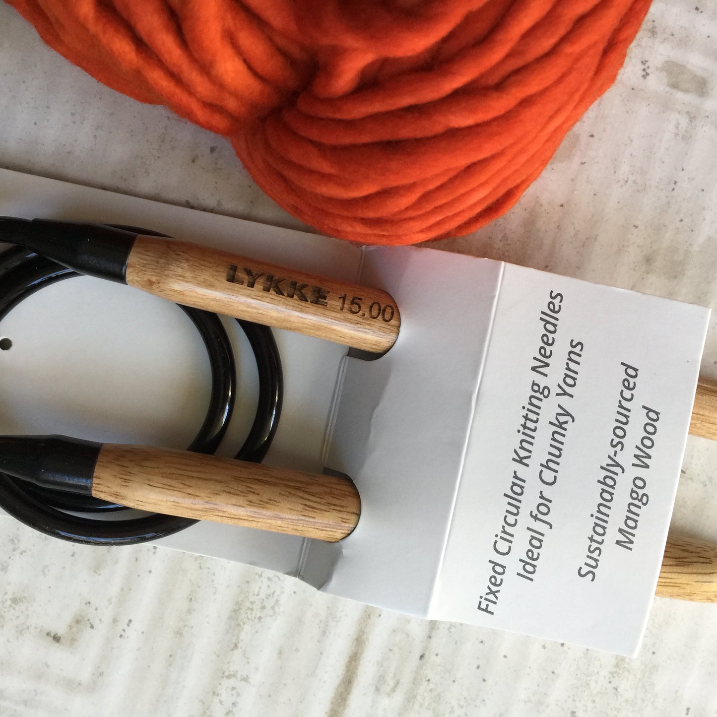 Lykke Big Mango Wood Circular Needles