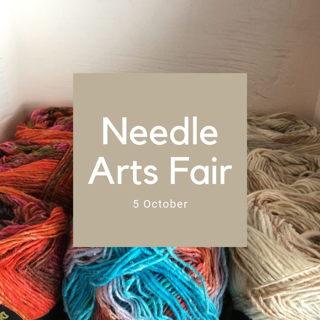Needle Arts Fair is Sat 5 October!