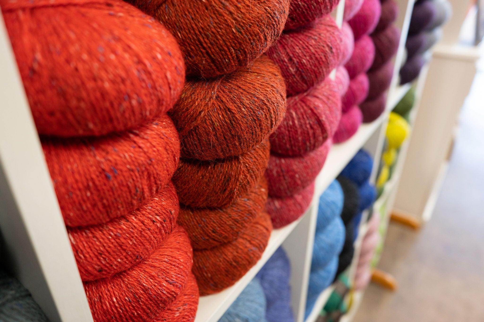 Purlin' J's Yarns that inspire Purlin' J's Yarn Emporium