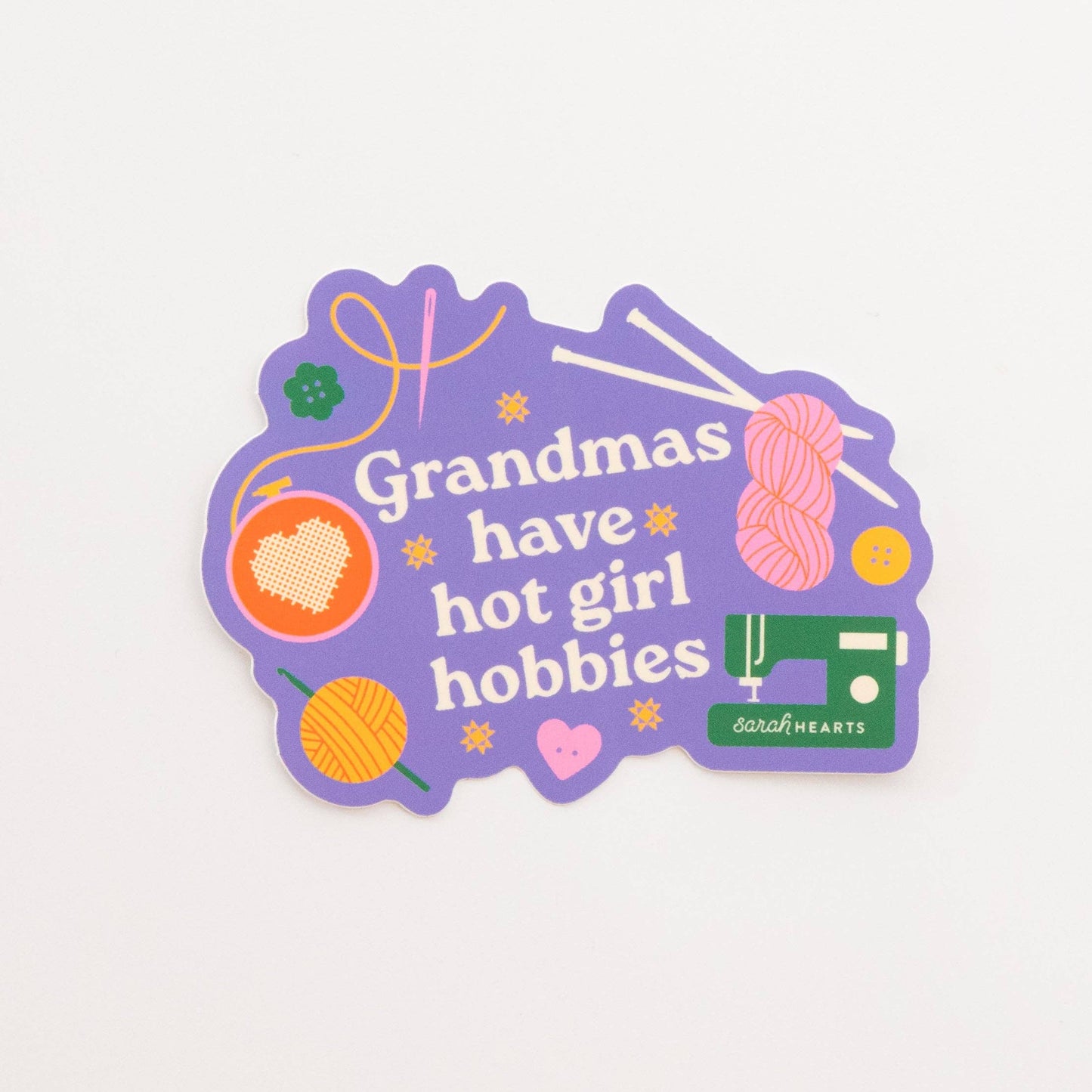 Grandmas Have Hot Girl Hobbies Sticker