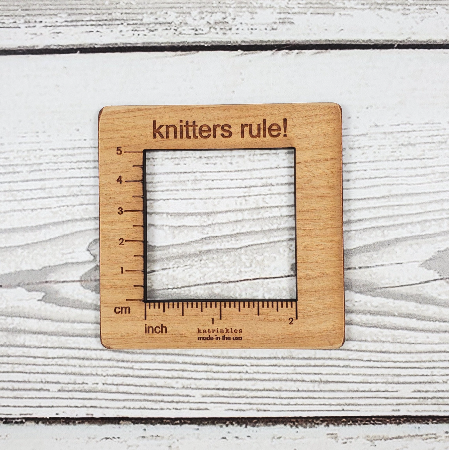 Katrinkles Gauge Swatch Ruler