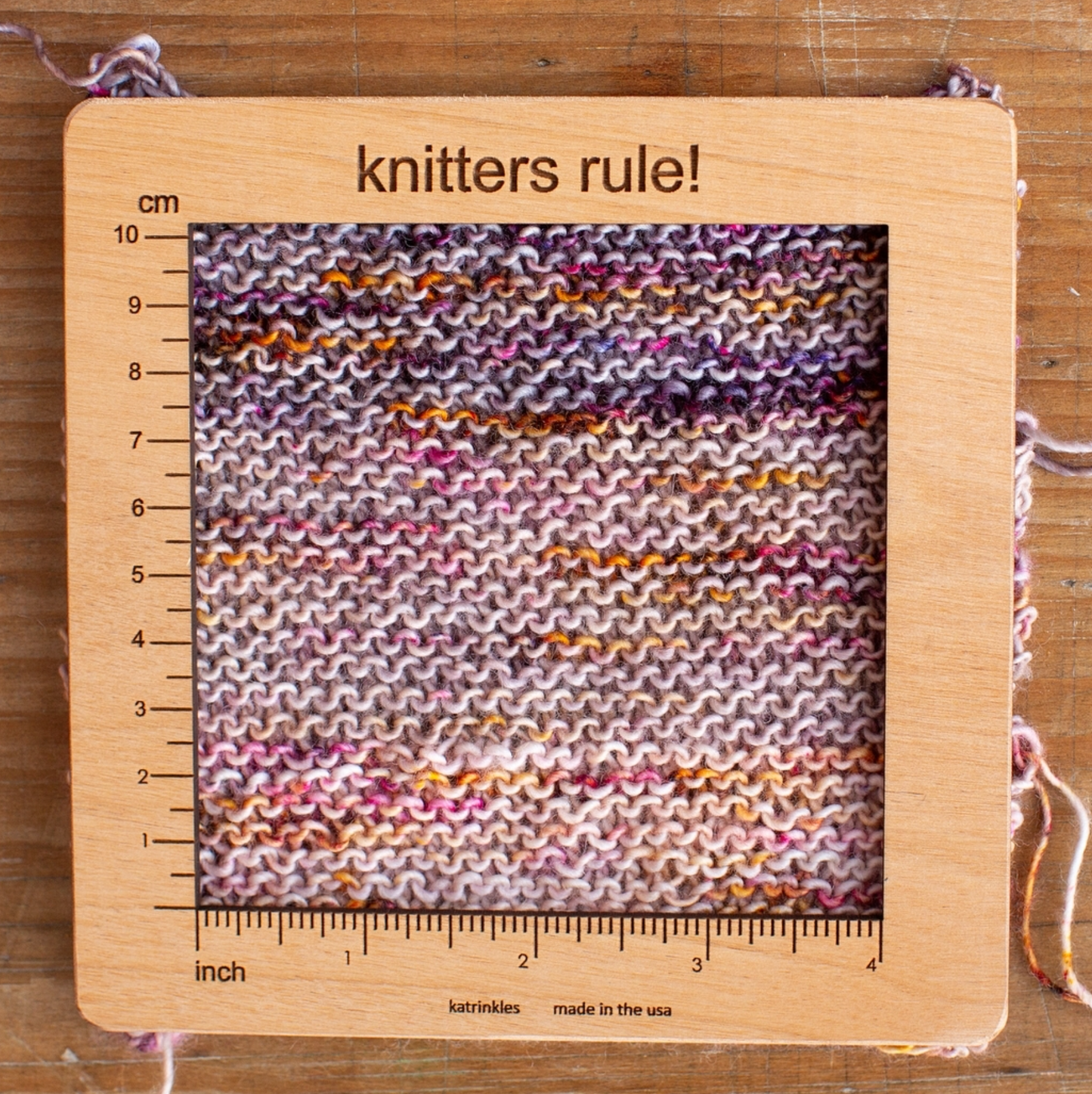 Katrinkles Gauge Swatch Ruler