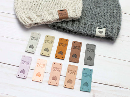 Fox & Pine Made With Love Fold Over Tags