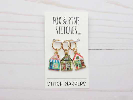 Fox & Pine Little Shops Stitch Markers