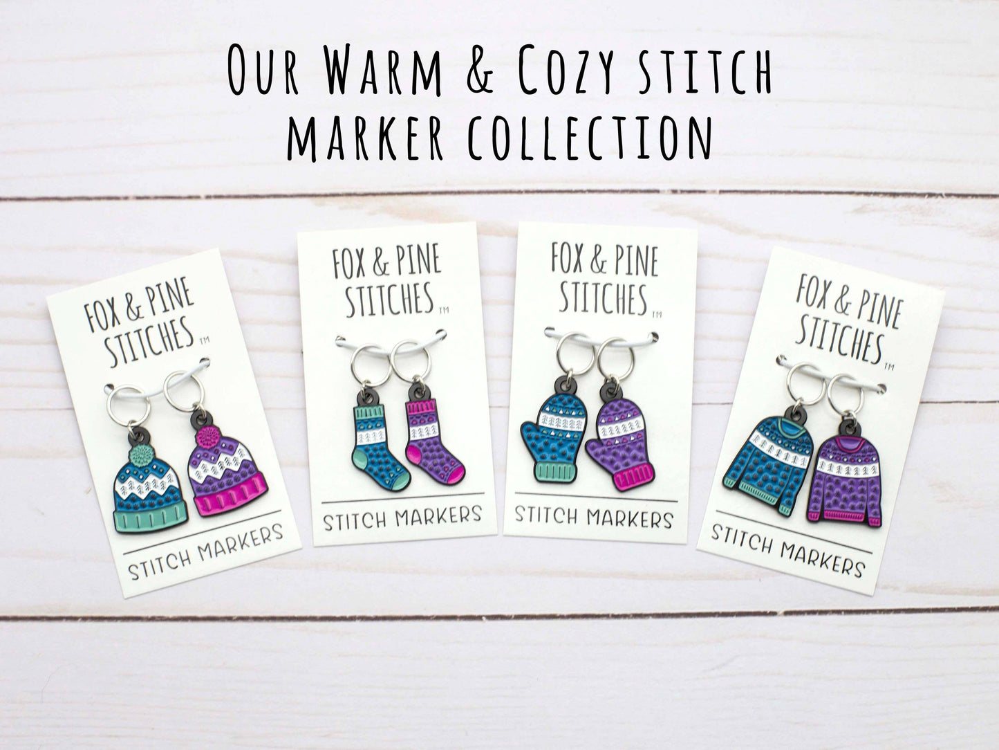 Closed Ring Warm & Cozy Stitch Markers