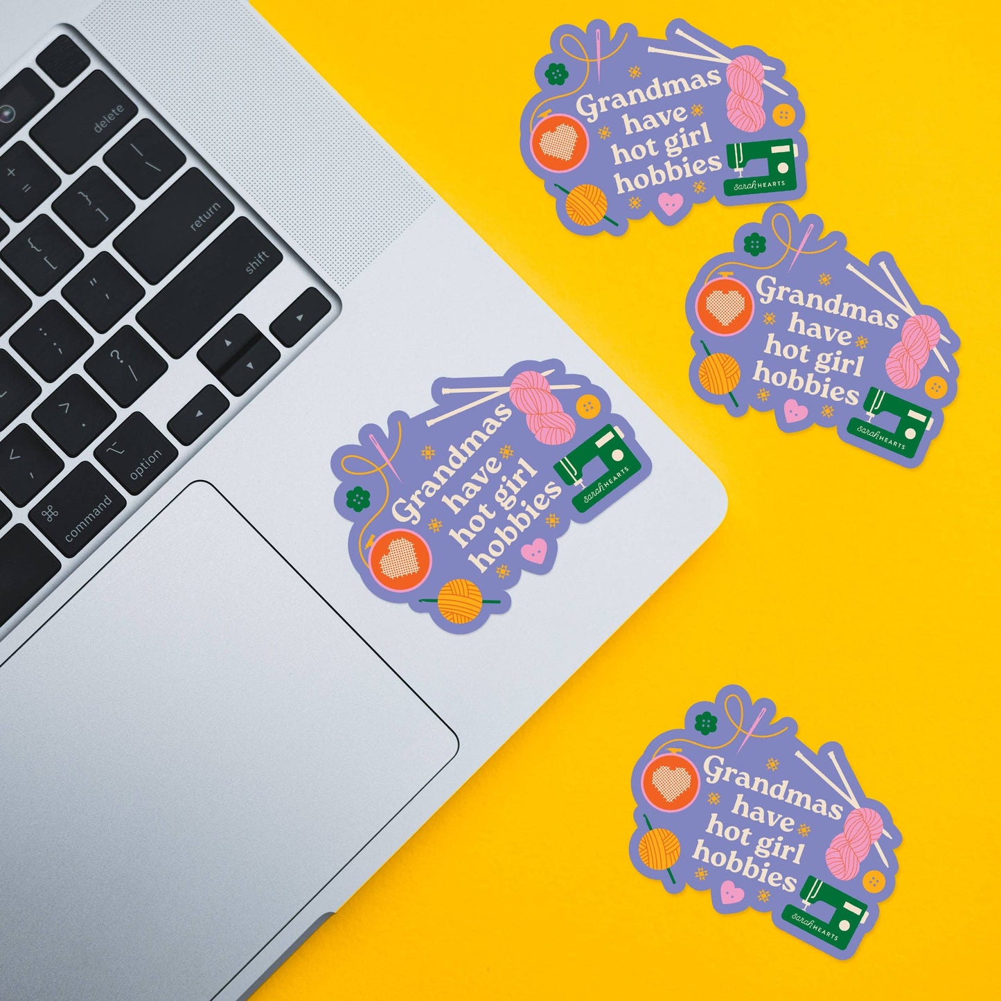 Grandmas Have Hot Girl Hobbies Sticker