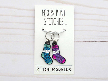 Closed Ring Warm & Cozy Stitch Markers