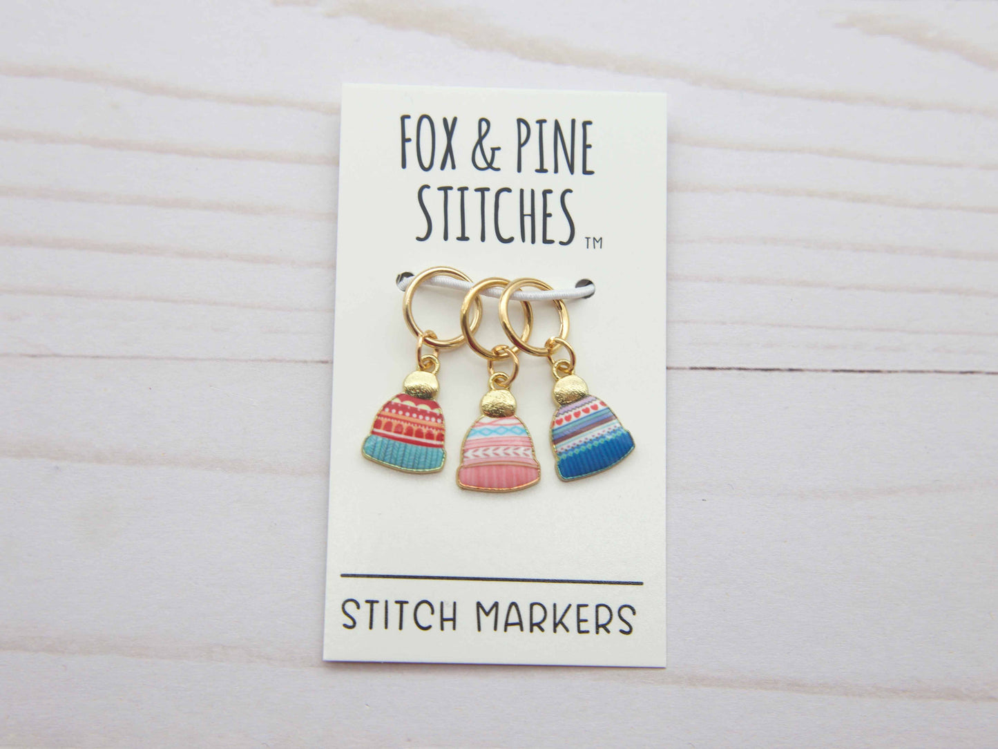 Fox & Pine Fair Isle Hats Stitch Markers