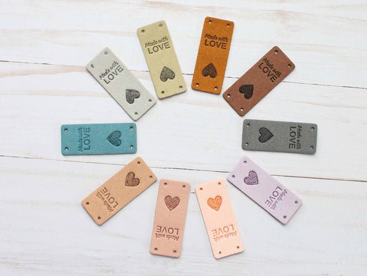 Fox & Pine Made With Love Fold Over Tags