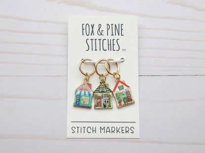 Fox & Pine Little Shops Stitch Markers